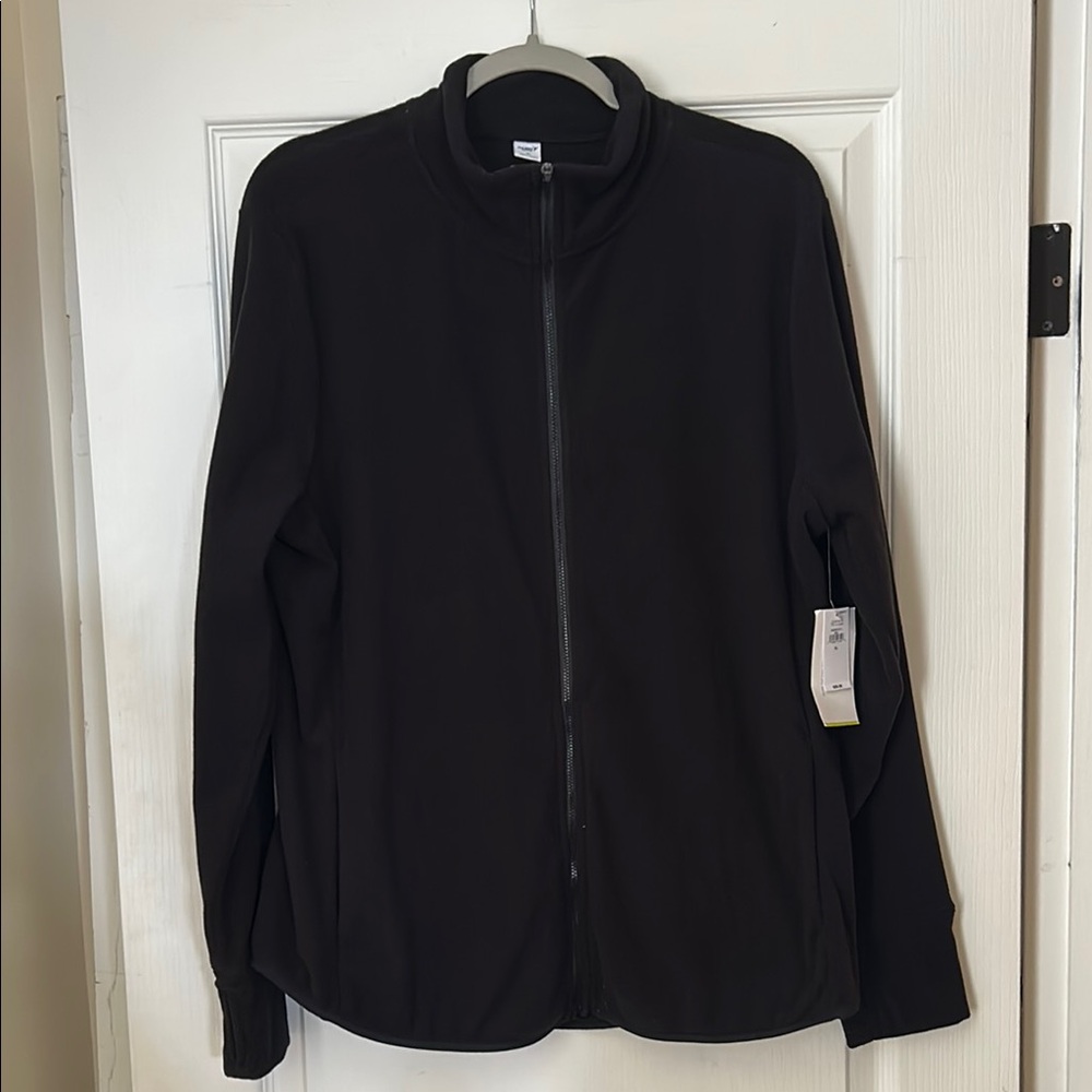 NWT Old Navy Black Full-Zip Lightweight Jacket